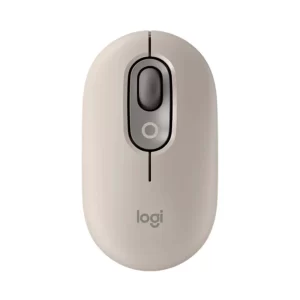 (MOUSE) LOGITECH POP WITH EMOJI WIRELESS/BLUETOOTH/FLOW/XÁM (MIST SAND)