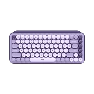 (KEYBOARD) LOGITECH POP KEYS WIRELESS/BLUETOOTH/TÍM (LAVENDER)