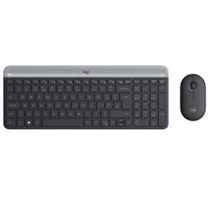 (M&KB) LOGITECH MK470 SLIM WIRELESS/ĐEN (GRAPHITE)