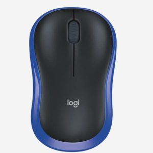 (MOUSE) LOGITECH M185 WIRELESS/OPTICAL/AA/XANH DƯƠNG (BLUE)/NB